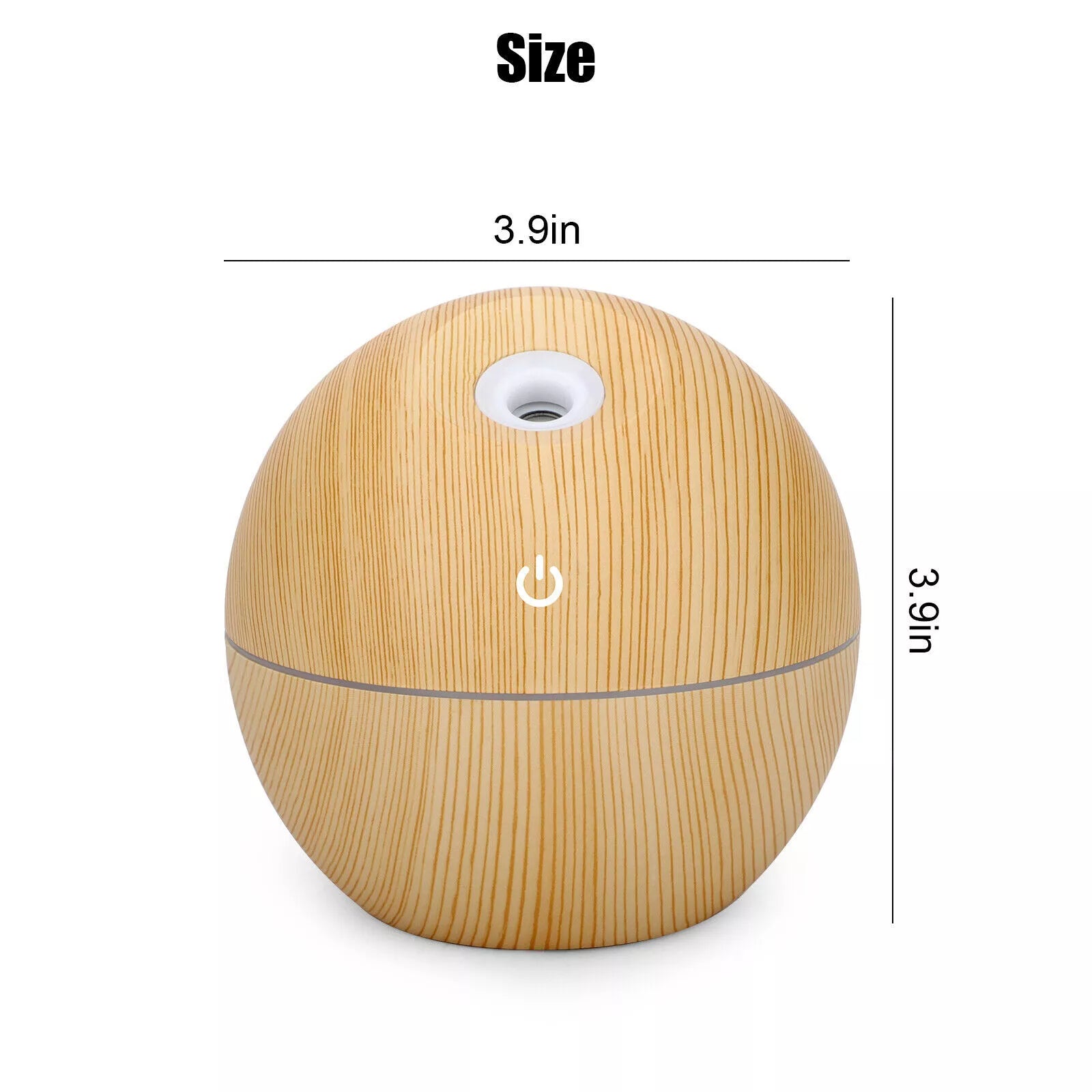 Revitalize Your Space with the USB Aroma Humidifier - Ultrasonic Essential Oil Diffuser with 7 Color LED Light