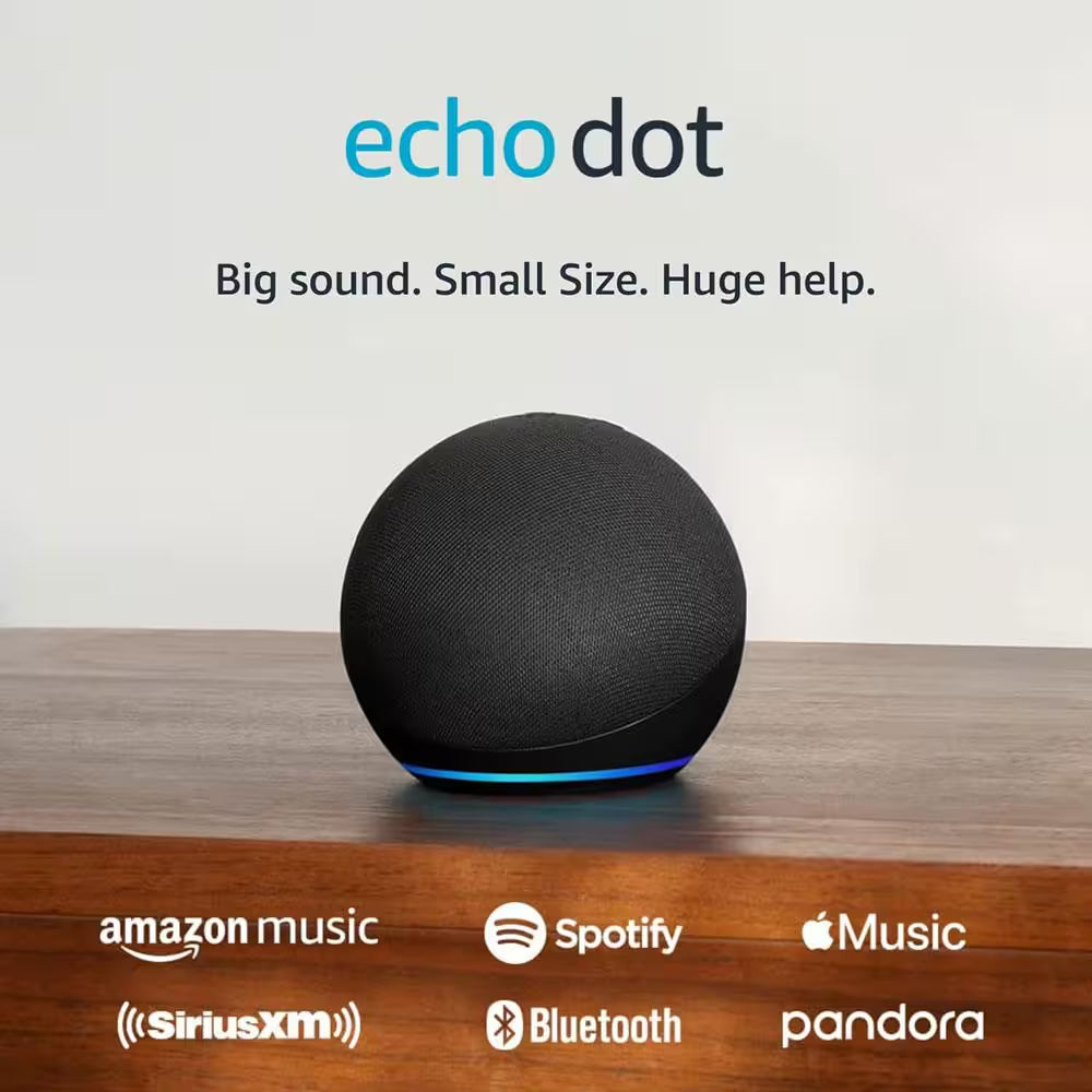Experience Unmatched Sound and Smart Home Control with the Echo Dot (5th Gen, 2022 Release) in Charcoal